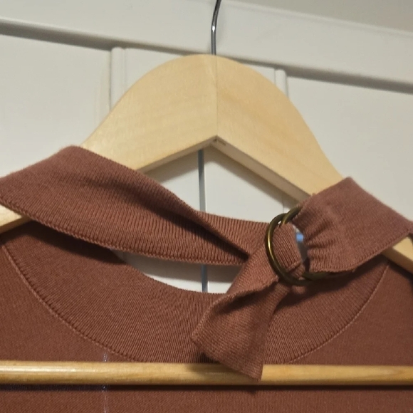 Free People Open Back Knit Dress Rose NWT - Picture 7 of 10